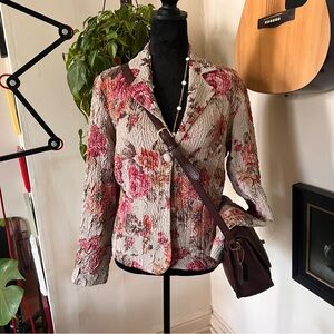 Cocoon Bay Cottagecore Floral Print Jacket - Size Small/Medium